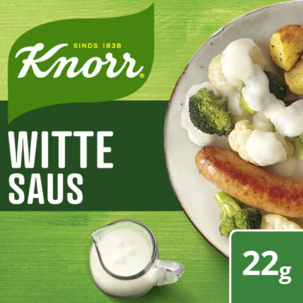 Knorr Mix witte saus bevat 8.9g koolhydraten