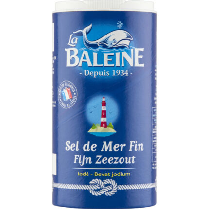 La Baleine Zeezout fijn bevat 0g koolhydraten