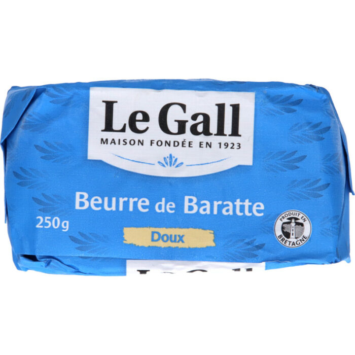 Le Gall Gekarnde boter ongezouten bevat 0.6g koolhydraten