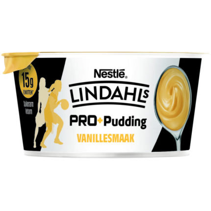 Lindahls Protein pudding vanillesmaak bevat 7.2g koolhydraten