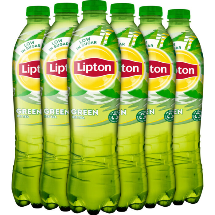 Lipton Ice tea green 6-pack bevat 2.3g koolhydraten