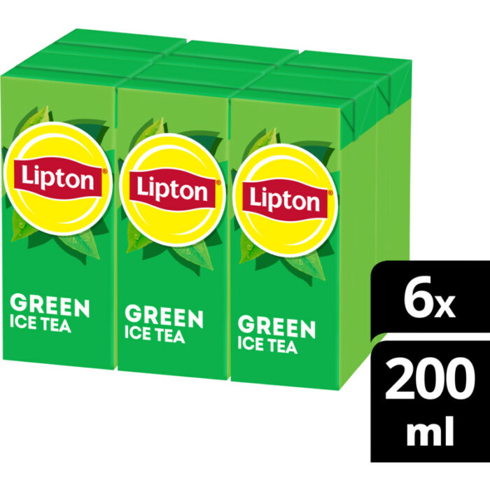 Lipton Ice tea green bevat 2.3g koolhydraten