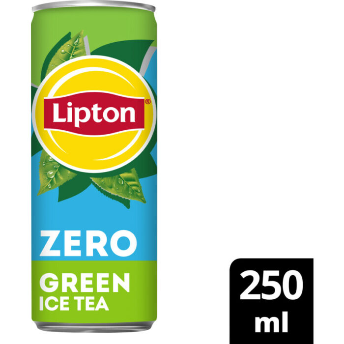 Lipton Ice tea green zero sugar bevat 0g koolhydraten