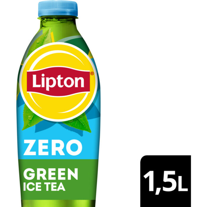 Lipton Ice tea green zero sugar bevat 0g koolhydraten