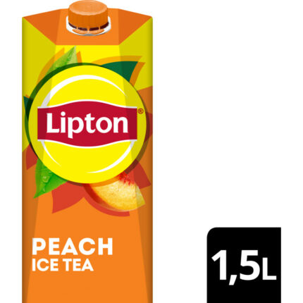 Lipton Ice tea peach bevat 3.1g koolhydraten