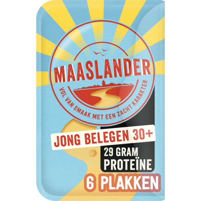 Maaslander Jong belegen 30+ plakken bevat 0g koolhydraten