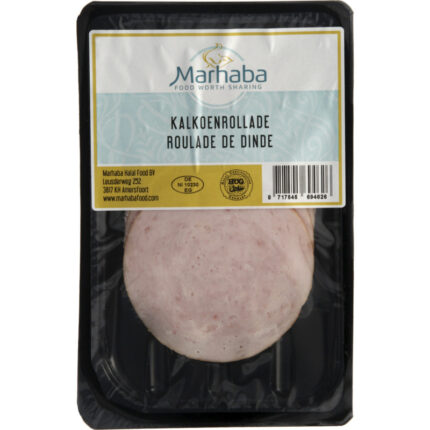 Marhaba Kalkoenrollade bevat 2.5g koolhydraten