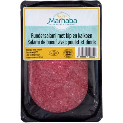 Marhaba Rundersalami bevat 1.1g koolhydraten