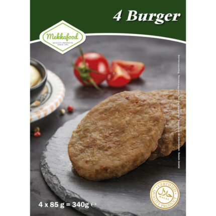 Mekkafood Burger bevat 8g koolhydraten