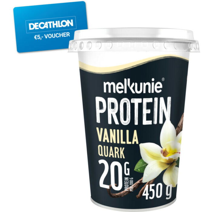 Melkunie Protein vanille kwark bevat 6.9g koolhydraten