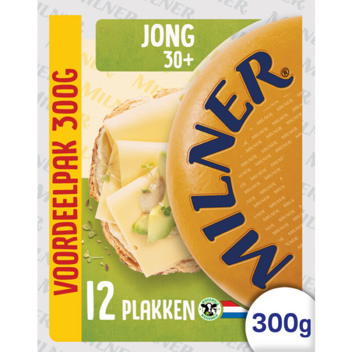 Milner Jong 30+ plakken voordeel bevat 0g koolhydraten