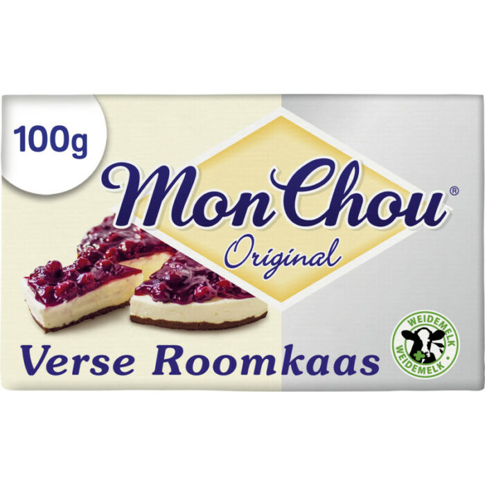 MonChou Original verse roomkaas bevat 2.4g koolhydraten