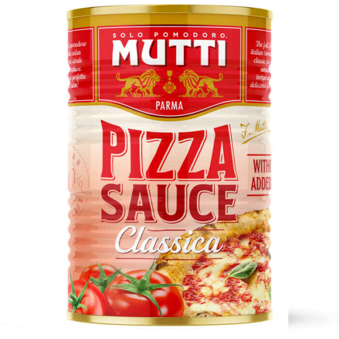 Mutti Pizzasaus classica bevat 5.9g koolhydraten