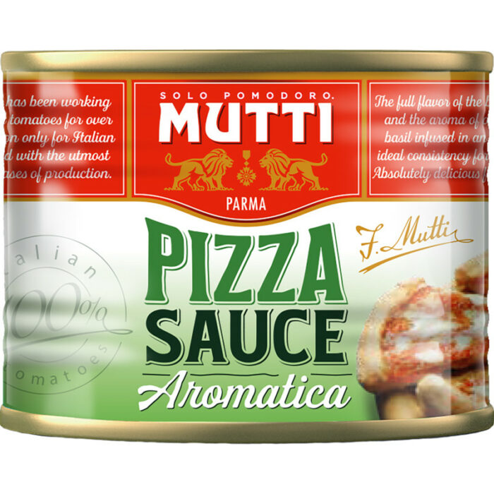 Mutti Pizzasaus klein bevat 5.4g koolhydraten