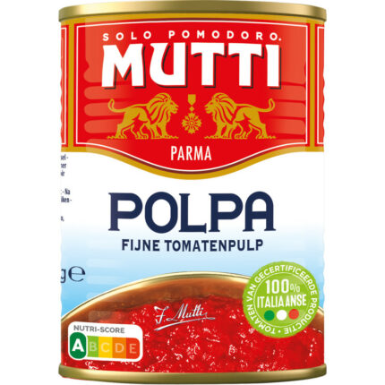 Mutti Polpa bevat 3.9g koolhydraten