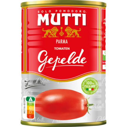 Mutti Pomodori pelati bevat 3.6g koolhydraten