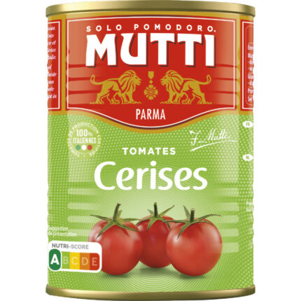 Mutti Tomates cerises bevat 4.4g koolhydraten