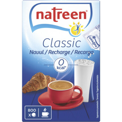 Natrena Classic zoetjes navul bevat 1g koolhydraten