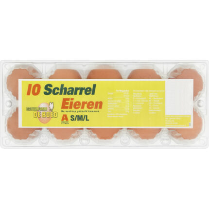 Natuurfarm de Boed 10 Scharrel Eieren S/M/L bevat 1.2g koolhydraten