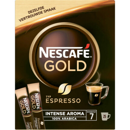 Nescafé Espresso original oploskoffie bevat 3.1g koolhydraten