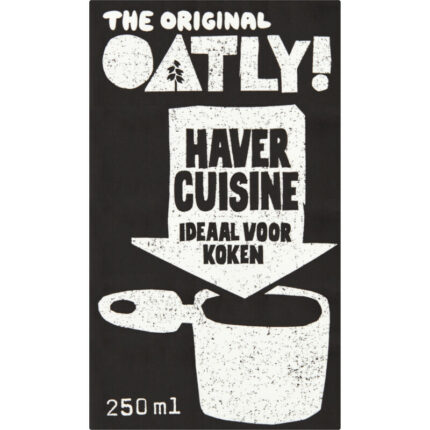Oatly! Verse haver cuisine bevat 5.8g koolhydraten