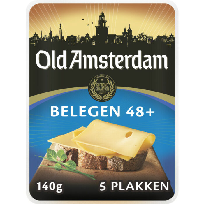 Old Amsterdam Belegen plakken bevat 0g koolhydraten