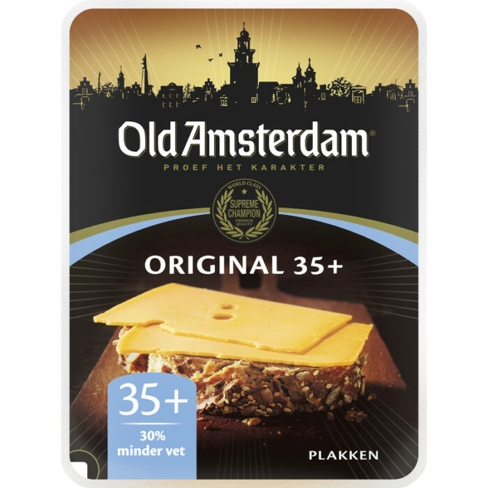 Old Amsterdam Original 35+ plakken bevat 0g koolhydraten