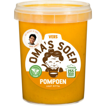 Oma's Soep Pompoen bevat 5.66g koolhydraten
