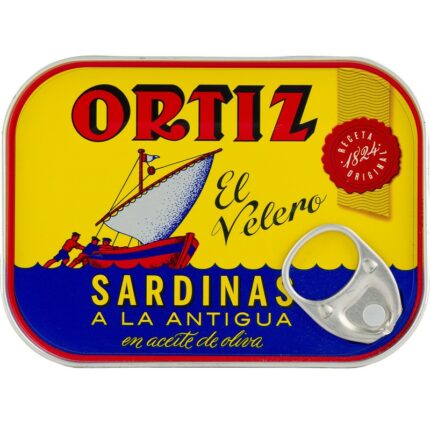 Ortiz Sardines Borrelblikje bevat 0g koolhydraten