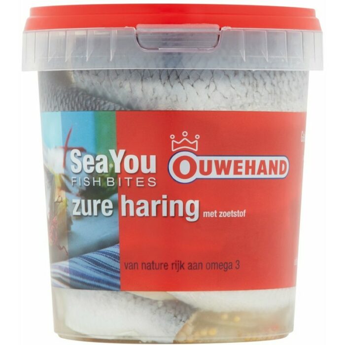 Ouwehand Zure haring bevat 0.5g koolhydraten