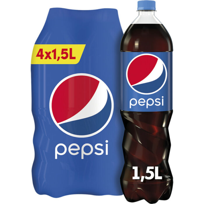 Pepsi Cola 4-pack bevat 7g koolhydraten