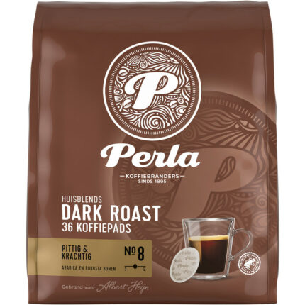 Perla Huisblends Dark roast koffiepads bevat 0.1g koolhydraten