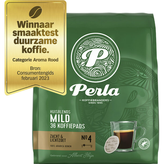 Perla Huisblends Mild koffiepads bevat 0.1g koolhydraten