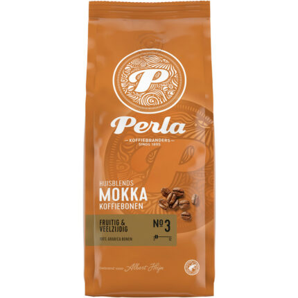 Perla Huisblends Mokka koffiebonen bevat 0.1g koolhydraten