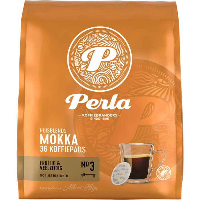 Perla Huisblends Mokka koffiepads bevat 0.1g koolhydraten