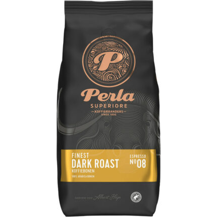 Perla Superiore Finest dark roast koffiebonen bevat 0.1g koolhydraten