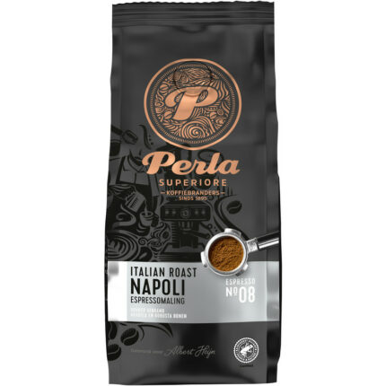 Perla Superiore Italian roast Napoli espressomaling bevat 0.1g koolhydraten