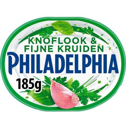 Philadelphia Knoflook & fijne kruiden bevat 4g koolhydraten