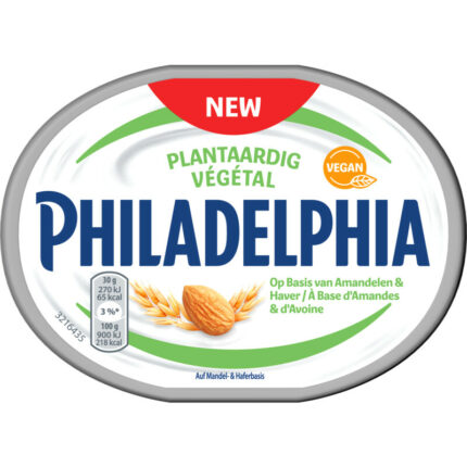 Philadelphia Plantaardig bevat 2.2g koolhydraten