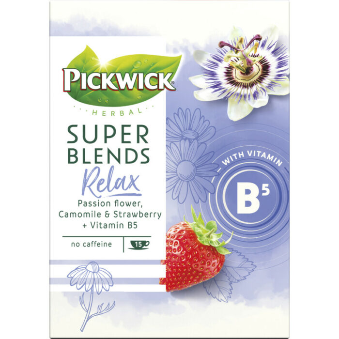 Pickwick Super blends relax bevat 0.5g koolhydraten