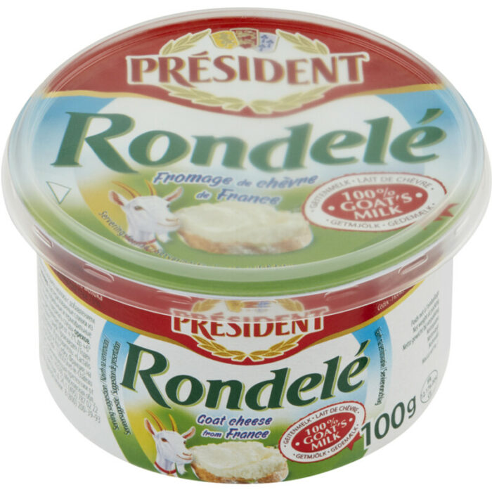 Président Rondelé fromage de chèvre de France bevat 2g koolhydraten