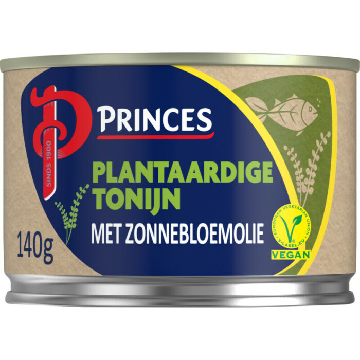 Princes Plantaardige tonijn met zonnebloemolie bevat 4g koolhydraten