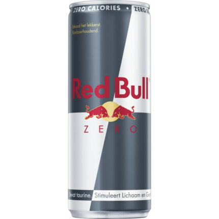 Red Bull Energy drink zero bevat 0g koolhydraten