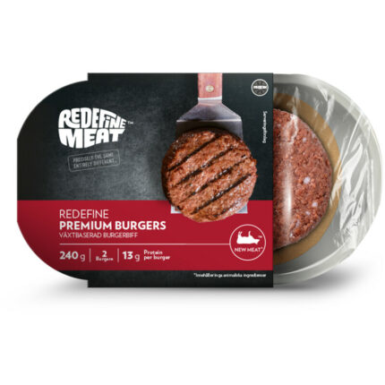 Redefine Meat Premium burgers bevat 4g koolhydraten