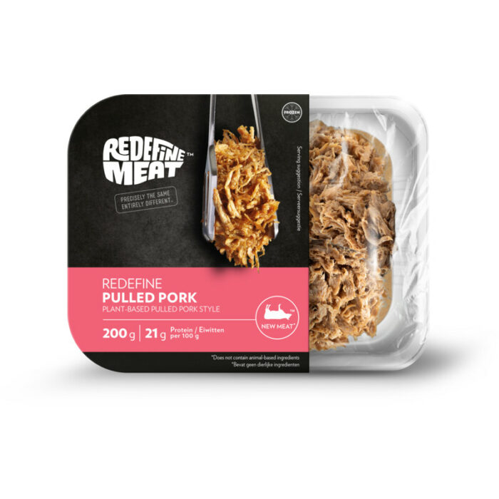Redefine Meat Pulled pork bevat 6g koolhydraten