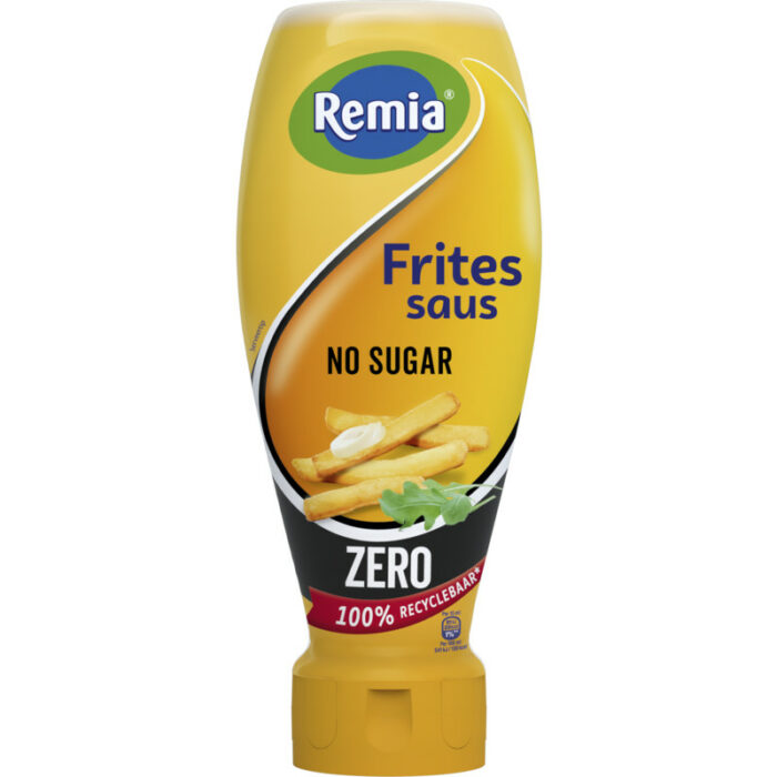 Remia Fritessaus zero sugar bevat 9.8g koolhydraten