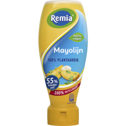 Remia Mayolijn 100% plantaardig bevat 10g koolhydraten