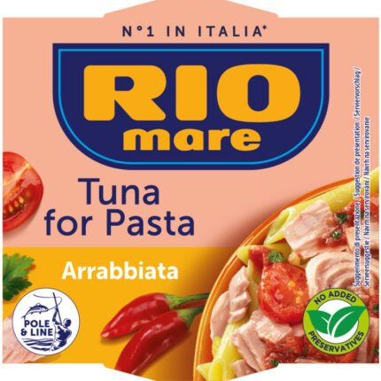 Rio Mare Tuna for pasta arrabbiata bevat 4g koolhydraten