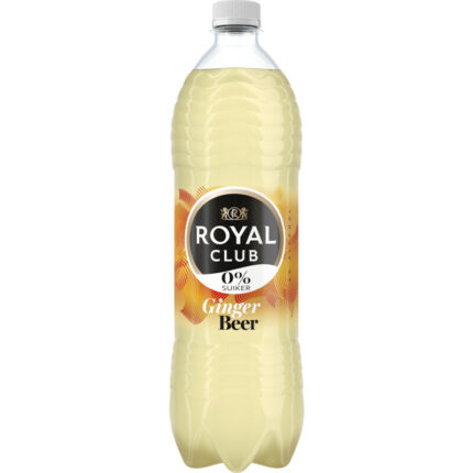 Royal Club Ginger beer 0% bevat 0g koolhydraten