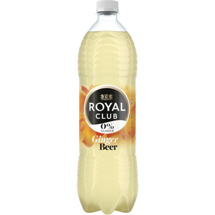 Royal Club Ginger beer 0% bevat 0g koolhydraten